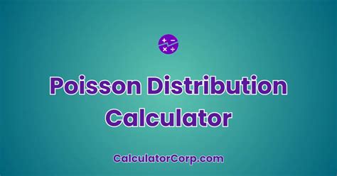 poisson betting calculator|Poisson Distribution Calculator .